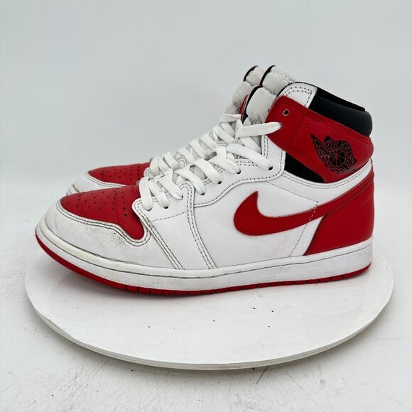 Nike Other - Nike Air Jordan 1 Retro High Men Size 10 555088-161 White Red Training Shoes